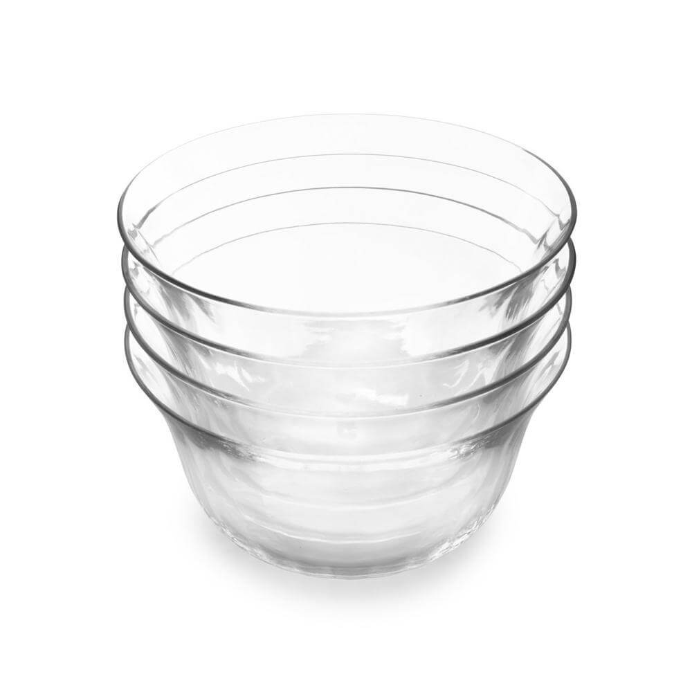 Kitchencraft Jo Big Love Dessert Dishes Set of 4 Glass